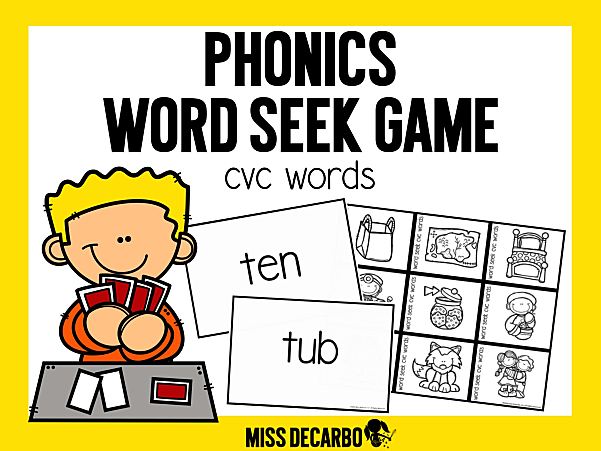 《Phonics Word Seek Game英语启蒙游戏》八册自然拼读练习PDF