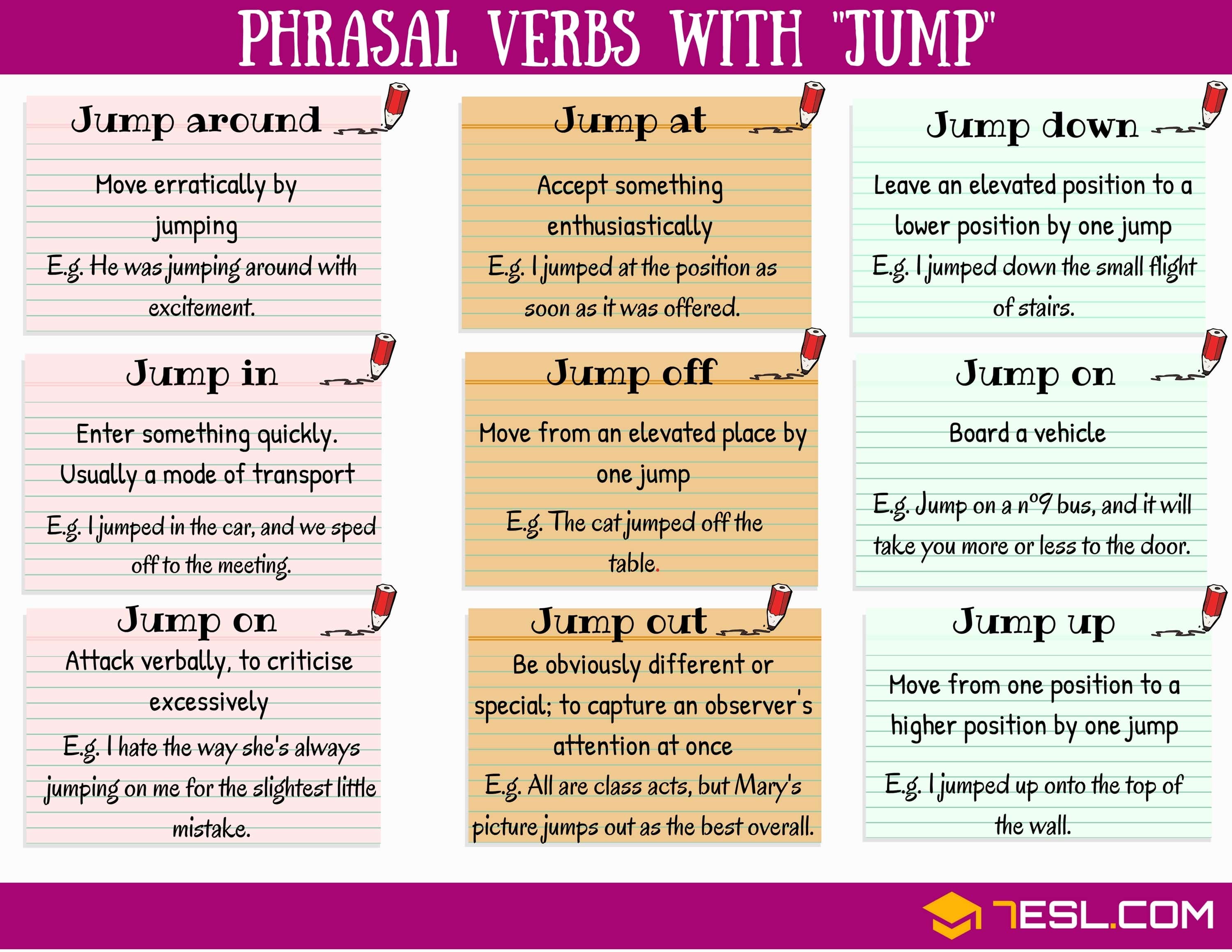 《88张英文短语环创资源》英语动词词组海报素材