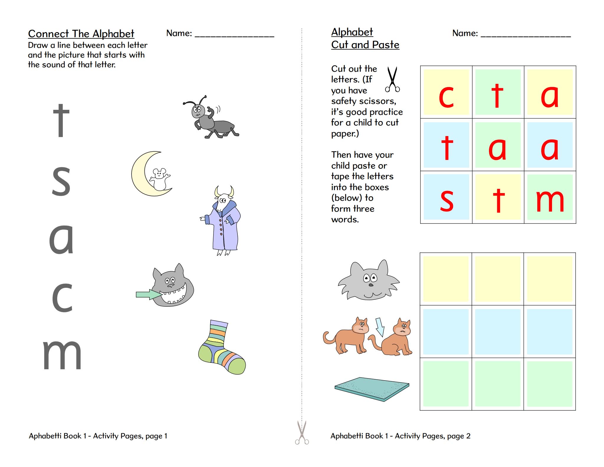 《Progressive Phonics》自然拼读教材含字母卡片PDF