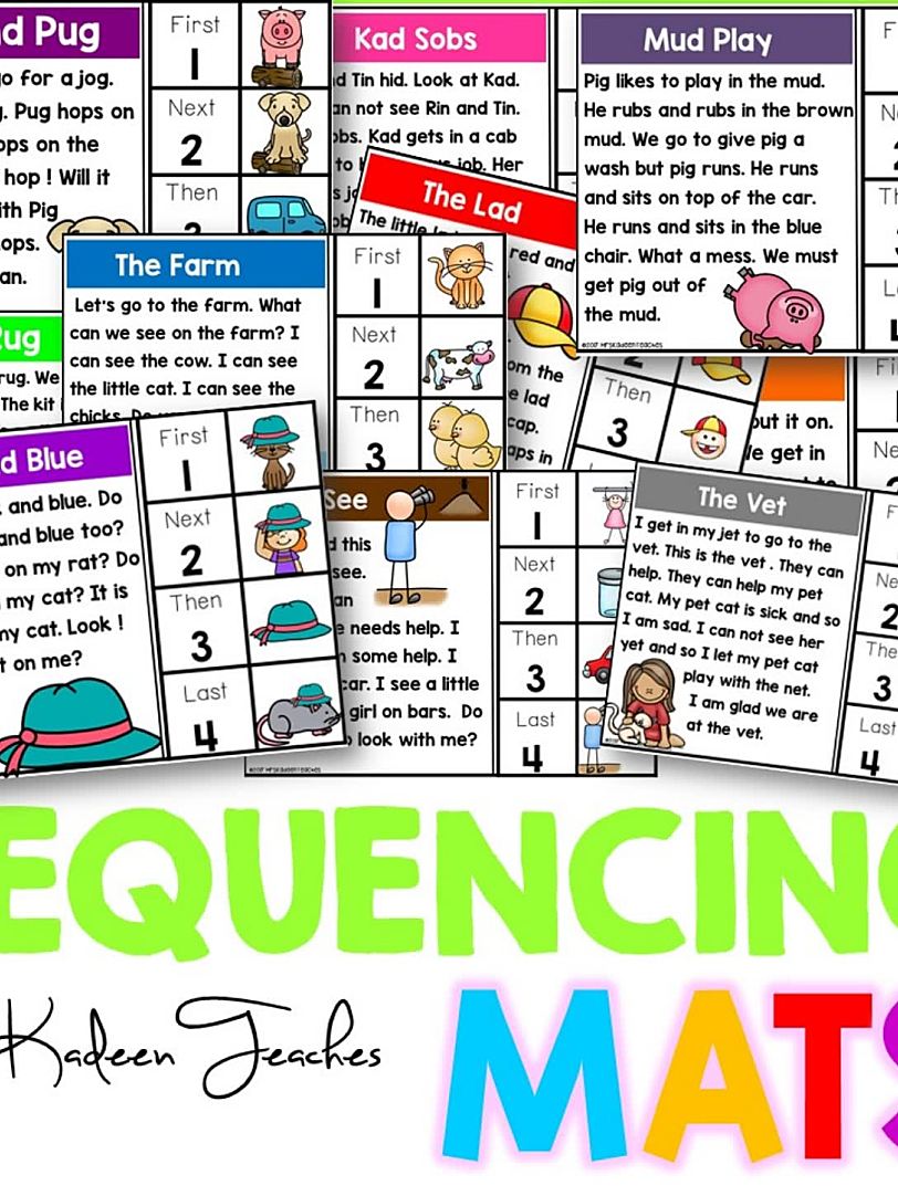 《Read And Sequence Mats》阅读理解排序两册PDF