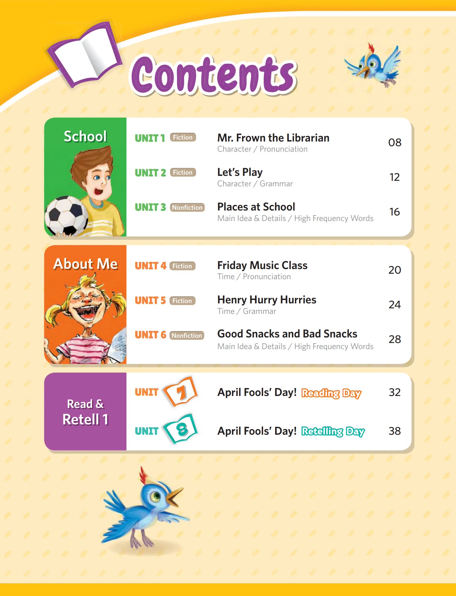 《Read and retell系列》1-3册教材练习册答案MP3音频