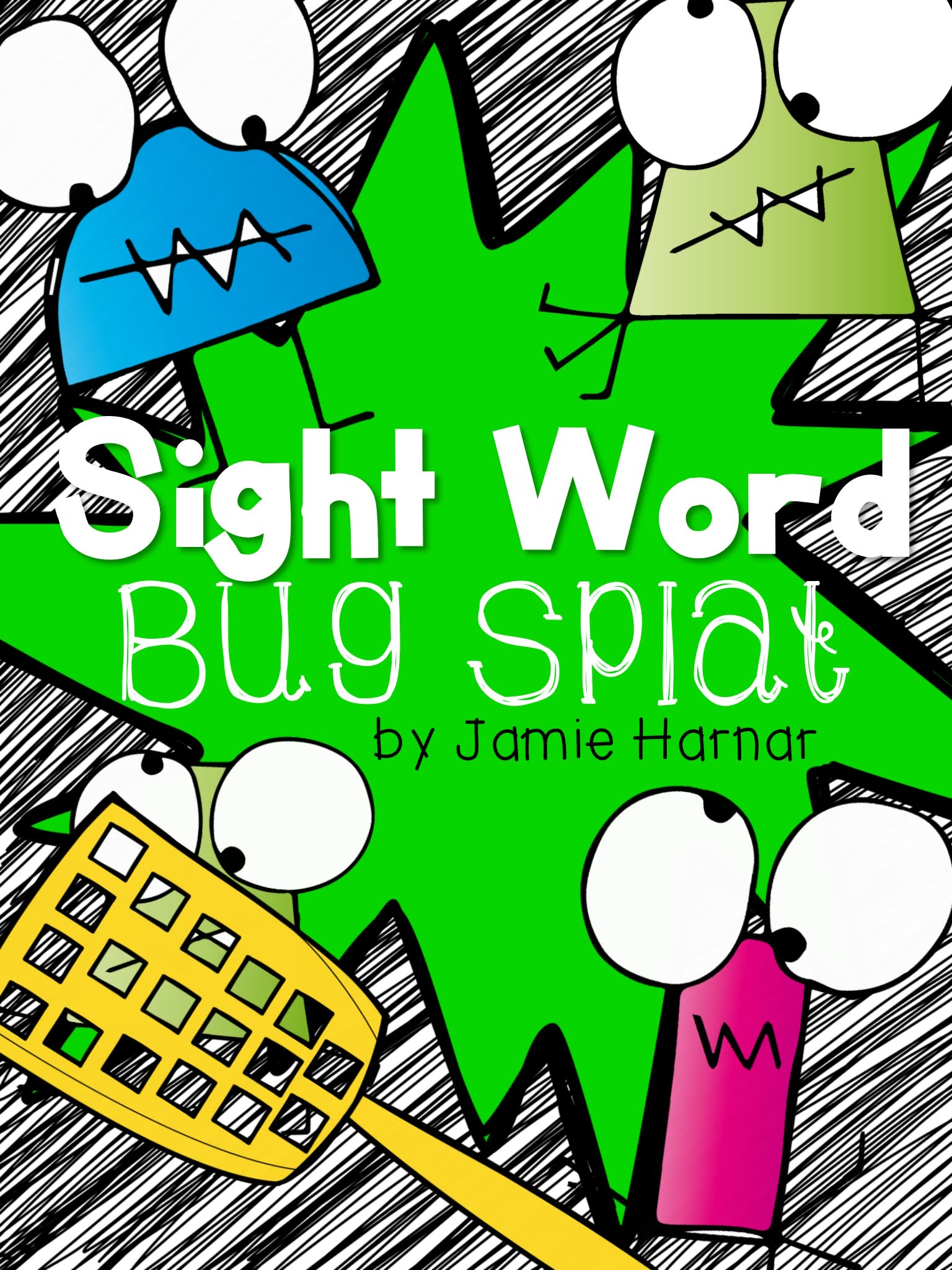 《Sight Word Bug Splat》高频词拍打苍蝇互动游戏PDF