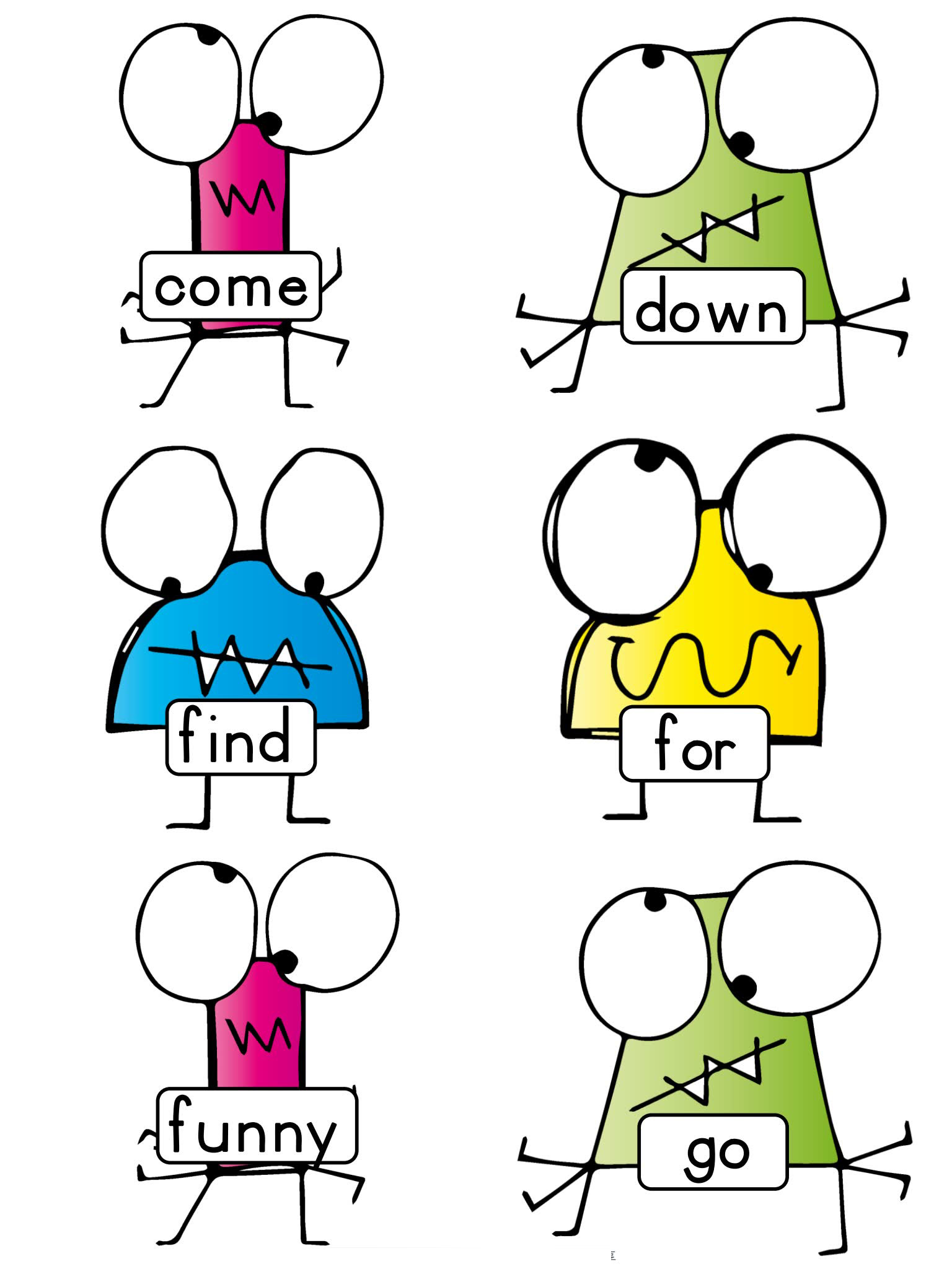 Sight Word Bug Splat