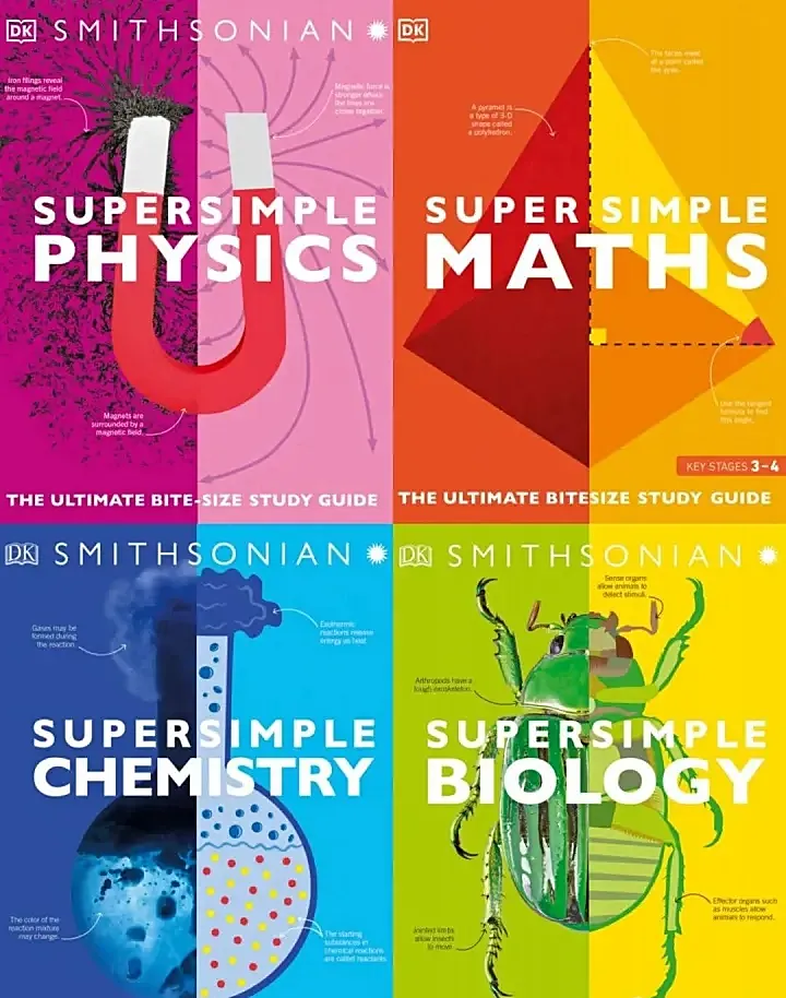 《Super Simple极简系列》四册/数学/物理/化学/生物PDF