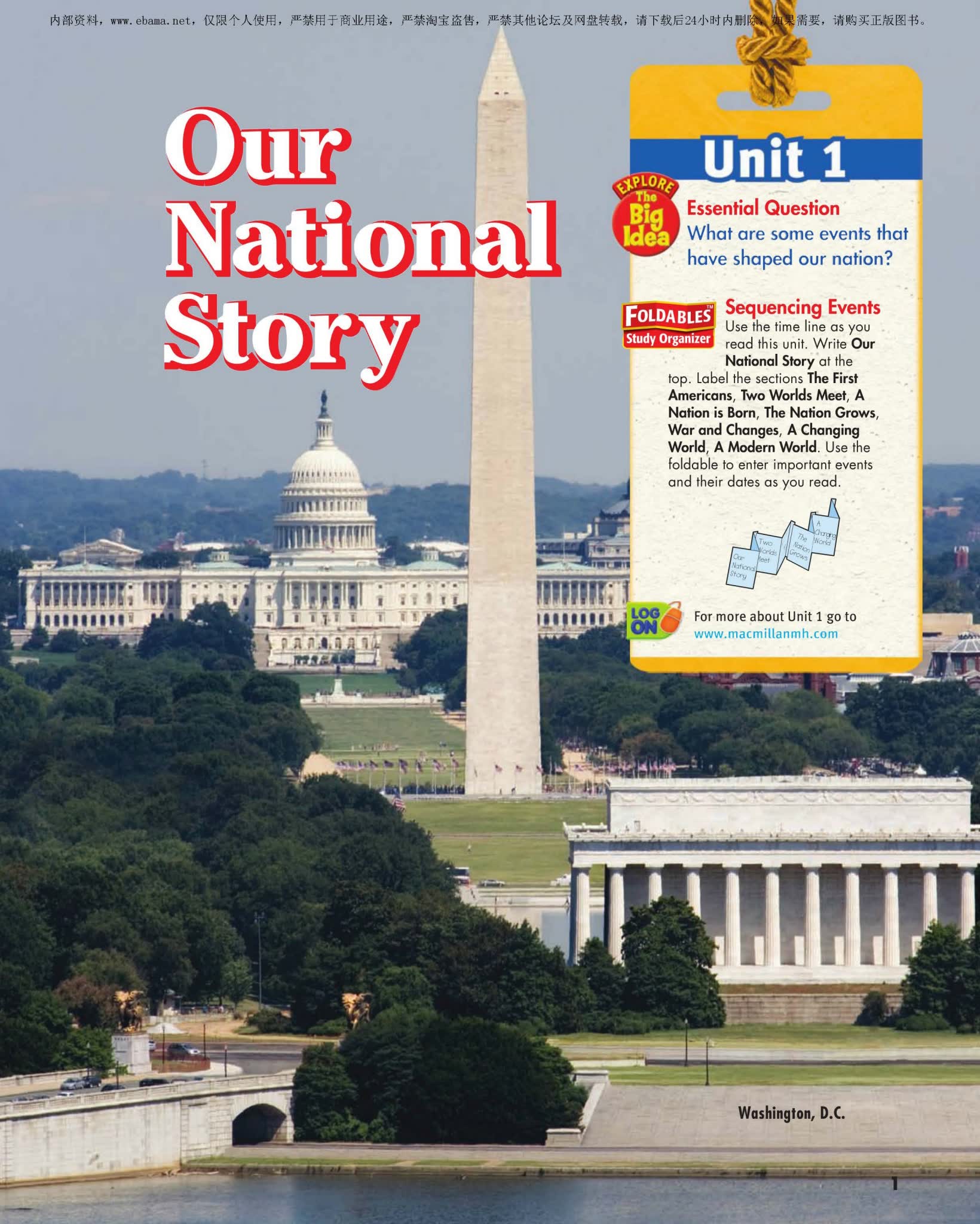 美国加州德州公立学校社会学通用教材Timelinks全套(幼儿园、小学1-6年级教材)