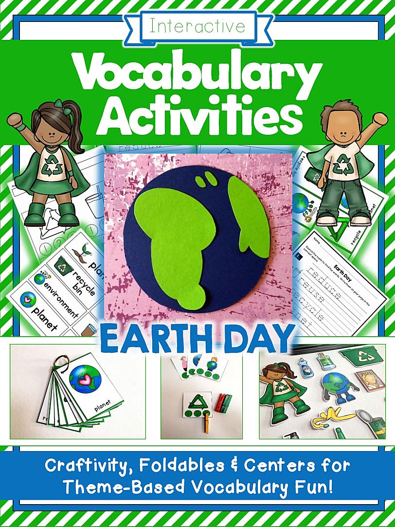 《Vocabulary Activities系列》24套主题风琴书英语素材包