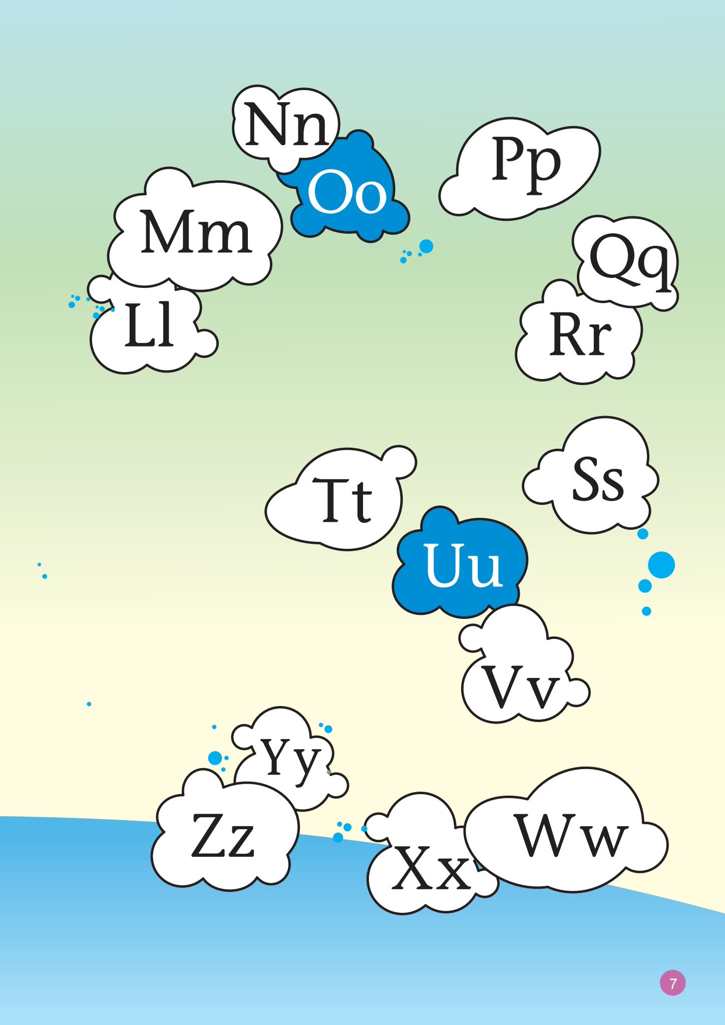 《自然拼读入门级教材1-7级》彩色原生精美PDF