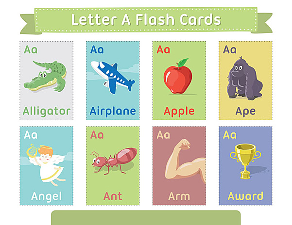 《精美英语彩色单词卡》43个类别轻松掌握1600+词汇