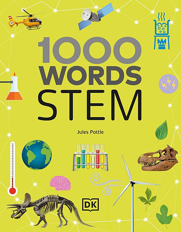 《1000 Words STEM》儿童科普英语词汇DK单词书PDF