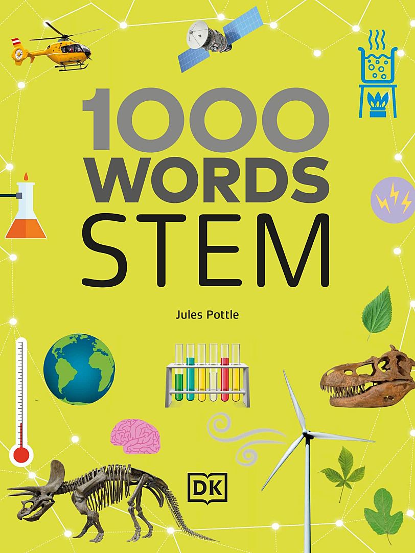《1000 Words STEM》儿童科普英语词汇DK单词书PDF