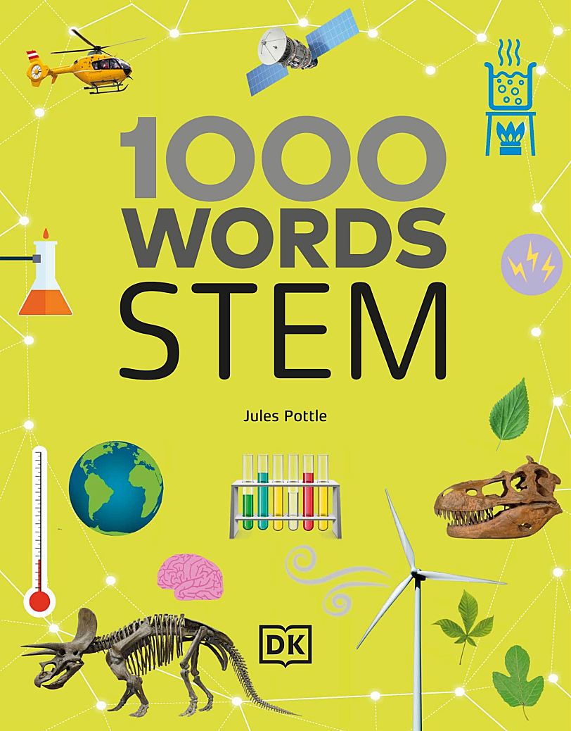 《1000 Words STEM》儿童科普英语词汇DK单词书PDF