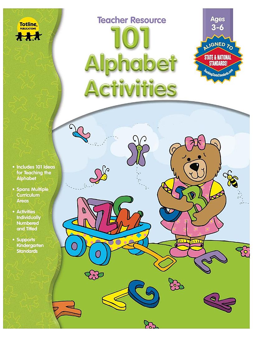 《101 Alphabet Activities》四册亲子课堂互动游戏书PDF