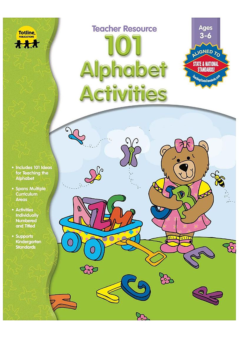 《101 Alphabet Activities》四册亲子课堂互动游戏书PDF