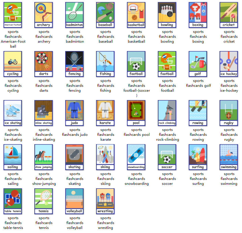 《2000+张主题英语闪卡》英文单词启蒙卡片