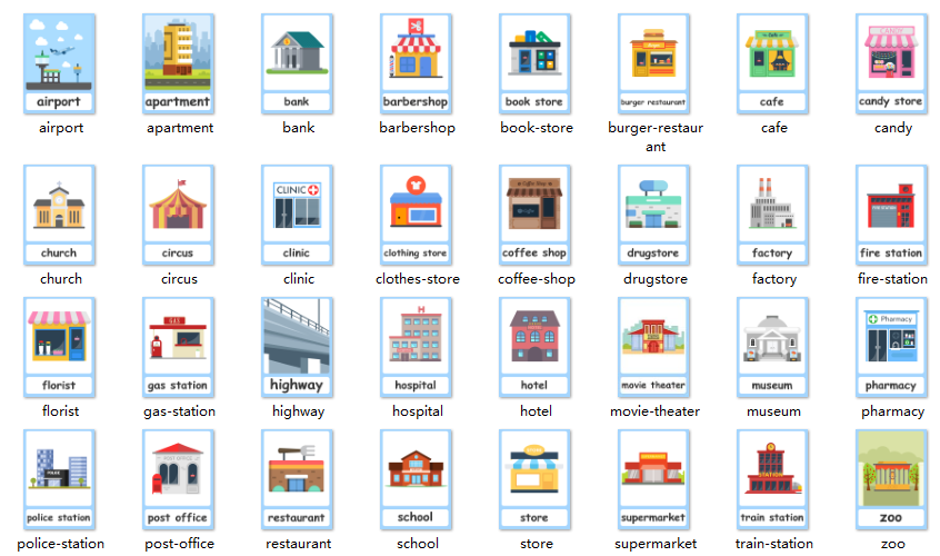 《2000+张主题英语闪卡》英文单词启蒙卡片