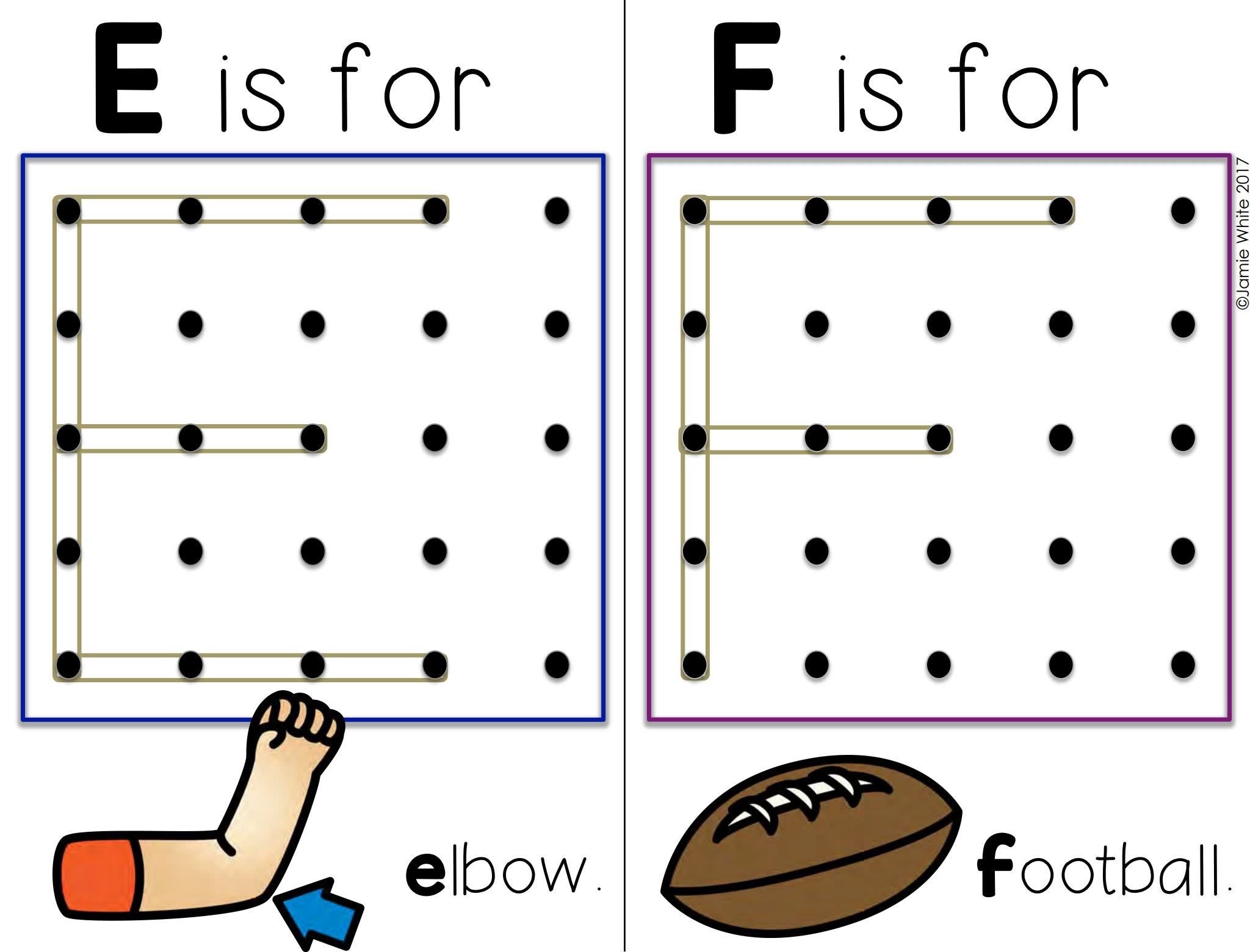 《Alphabet Centers》六册幼儿英文字母认知练习素材包
