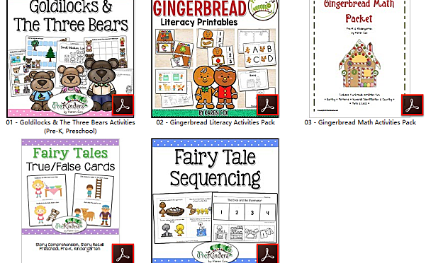 《Fairy Tales BUNDLE》五册英文童话故事第二辑PDF