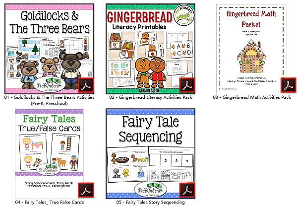 《Fairy Tales BUNDLE》五册英文童话故事第二辑PDF