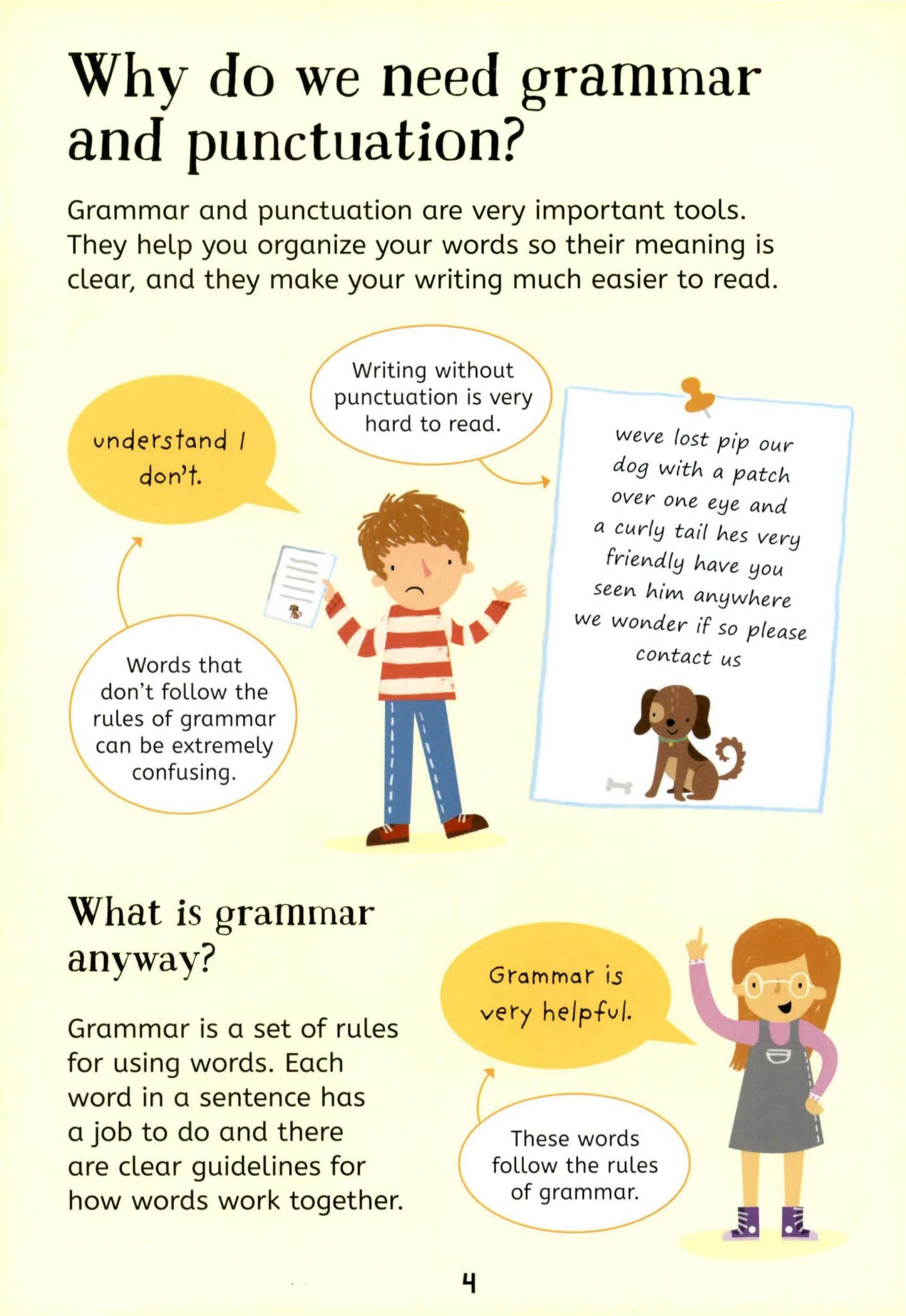 《Illustrated Grammar and punctuation》宝宝第一本图解语法书PDF