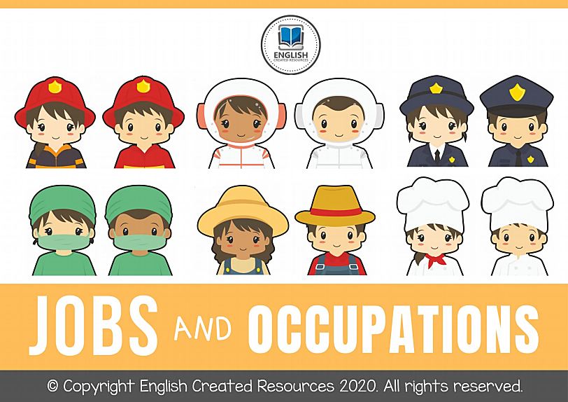 《Jobs and Occupations》职业认知启蒙英文闪卡PDF