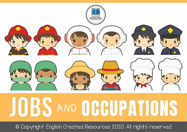 《Jobs and Occupations》职业认知启蒙英文闪卡PDF