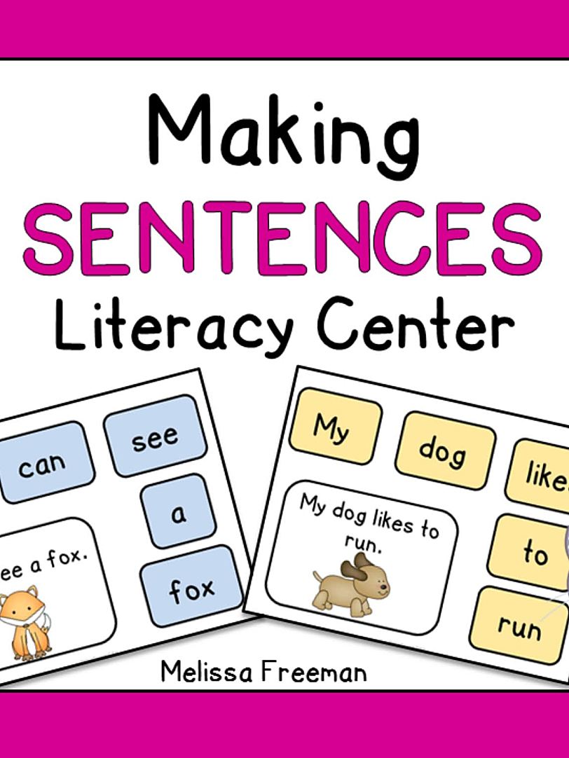 《Making Sentences Literacy Center》单词句子排序五册PDF