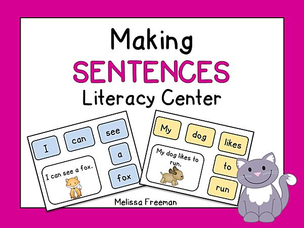 《Making Sentences Literacy Center》单词句子排序五册PDF