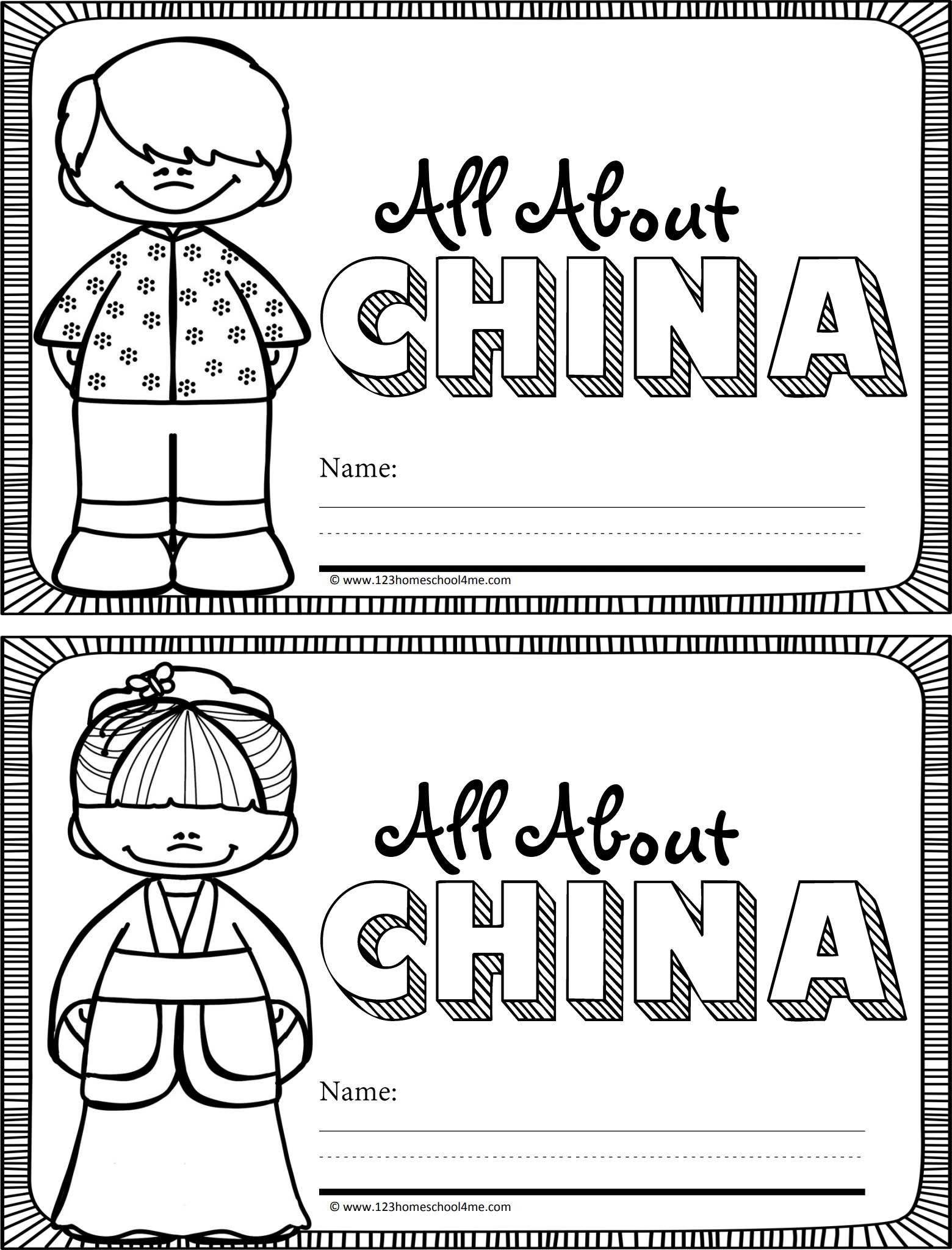 《National Day国庆节英文综合资源包》PPT涂色手抄报词汇练习Lapbook