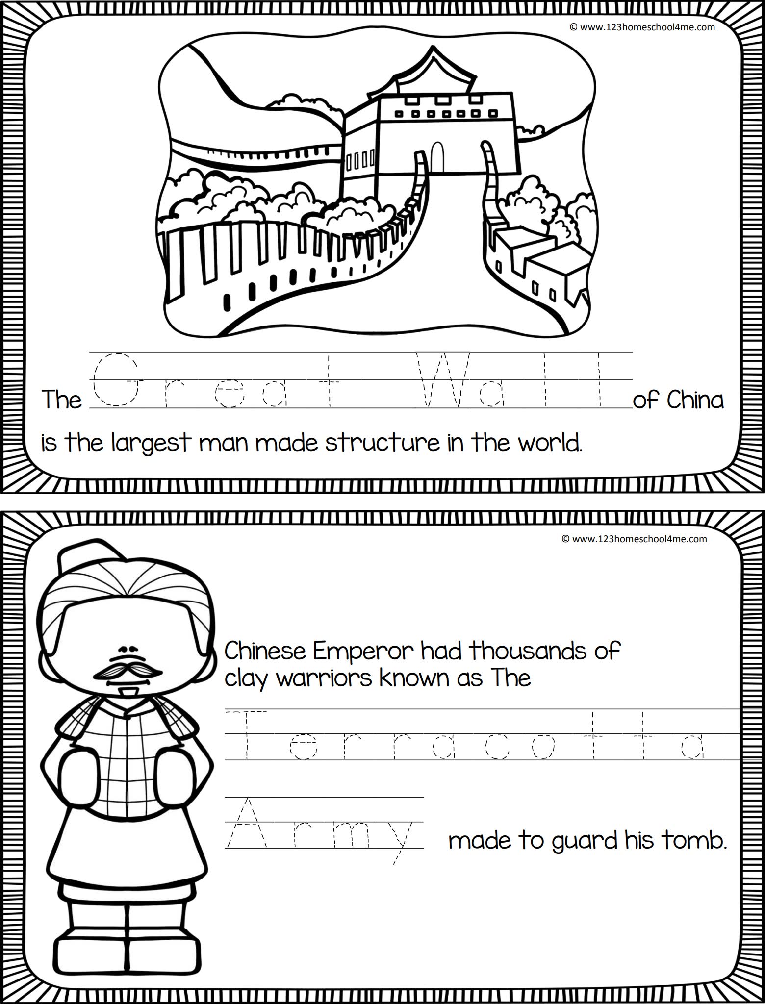 《National Day国庆节英文综合资源包》PPT涂色手抄报词汇练习Lapbook