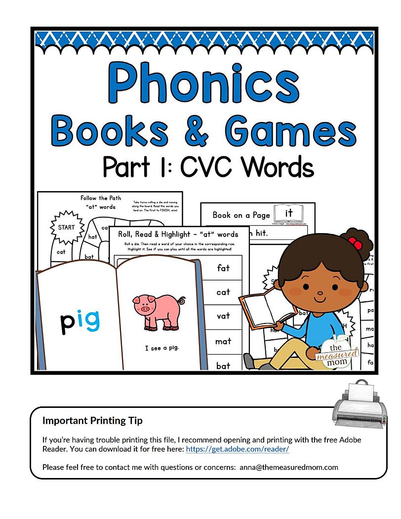 《Phonics Books & Games》自然拼读互动书全四册PDF
