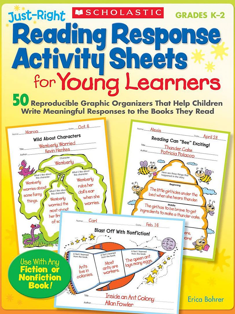 《Reading Response Activity Sheets》英文阅读报告活动表PDF