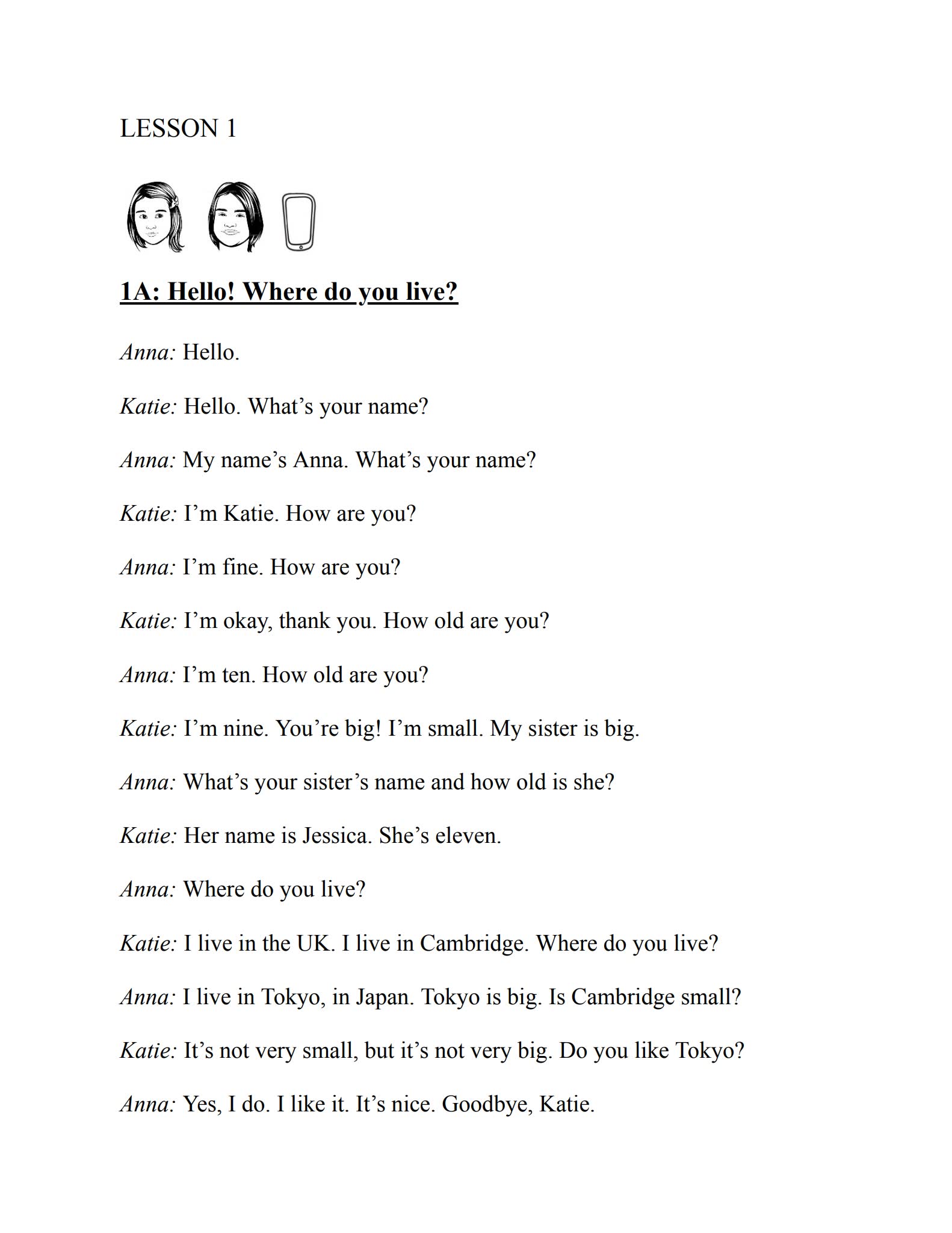 《i speak english too》1&2儿童英语情景对话练习PDF