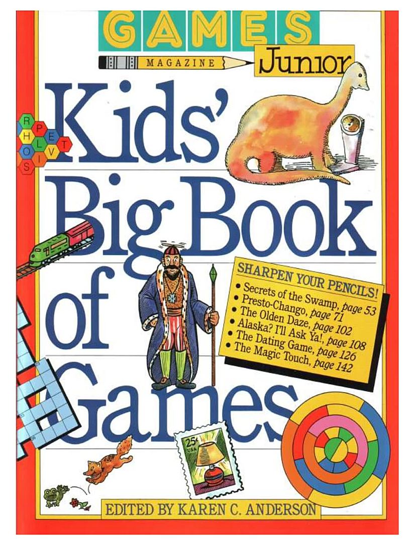 《kids big book of Games》英文口语练习互动游戏书PDF