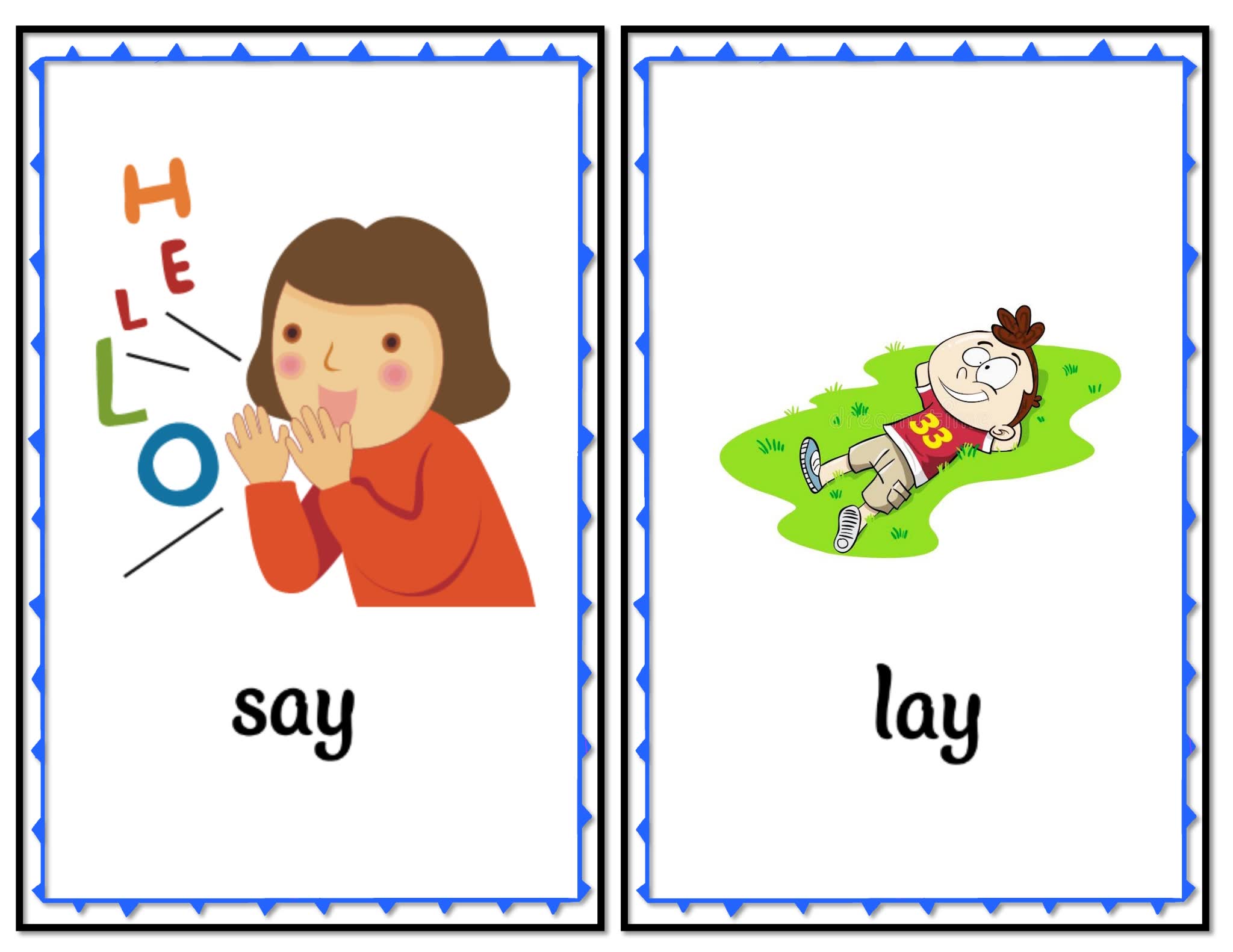 《七大元音字母闪卡合集》自然拼读英语启蒙PDF