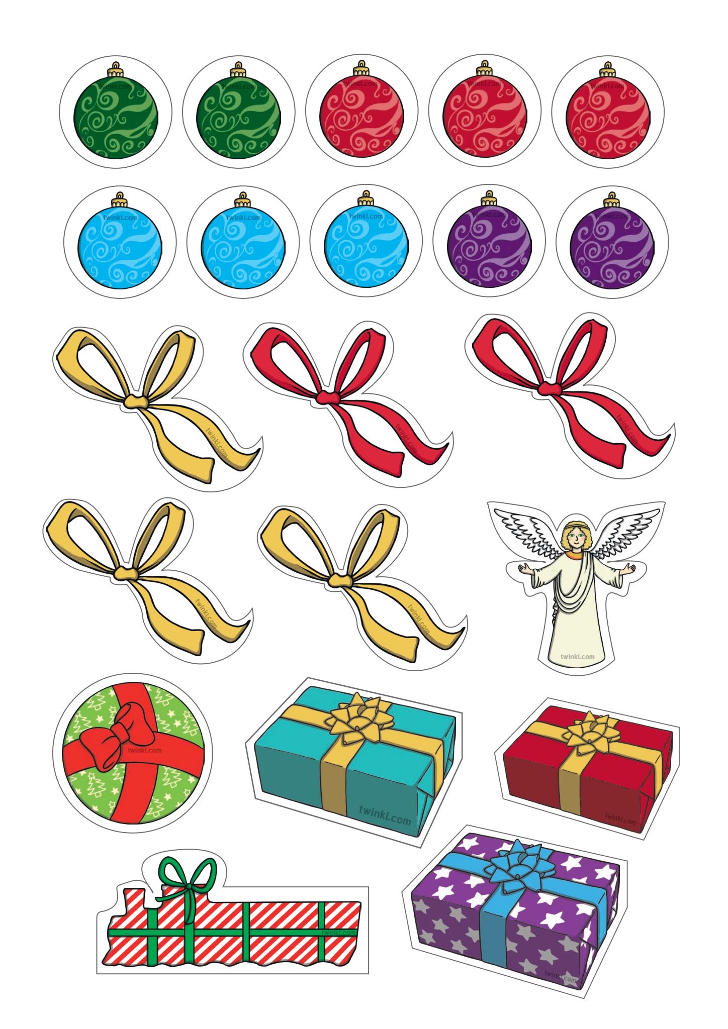 《圣诞节主题英文资源包》阅读写作绘本手工PPT安静书