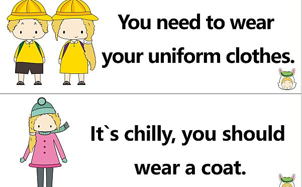 《家庭日常口语墙卡100句》场景英语句子对话练习卡片