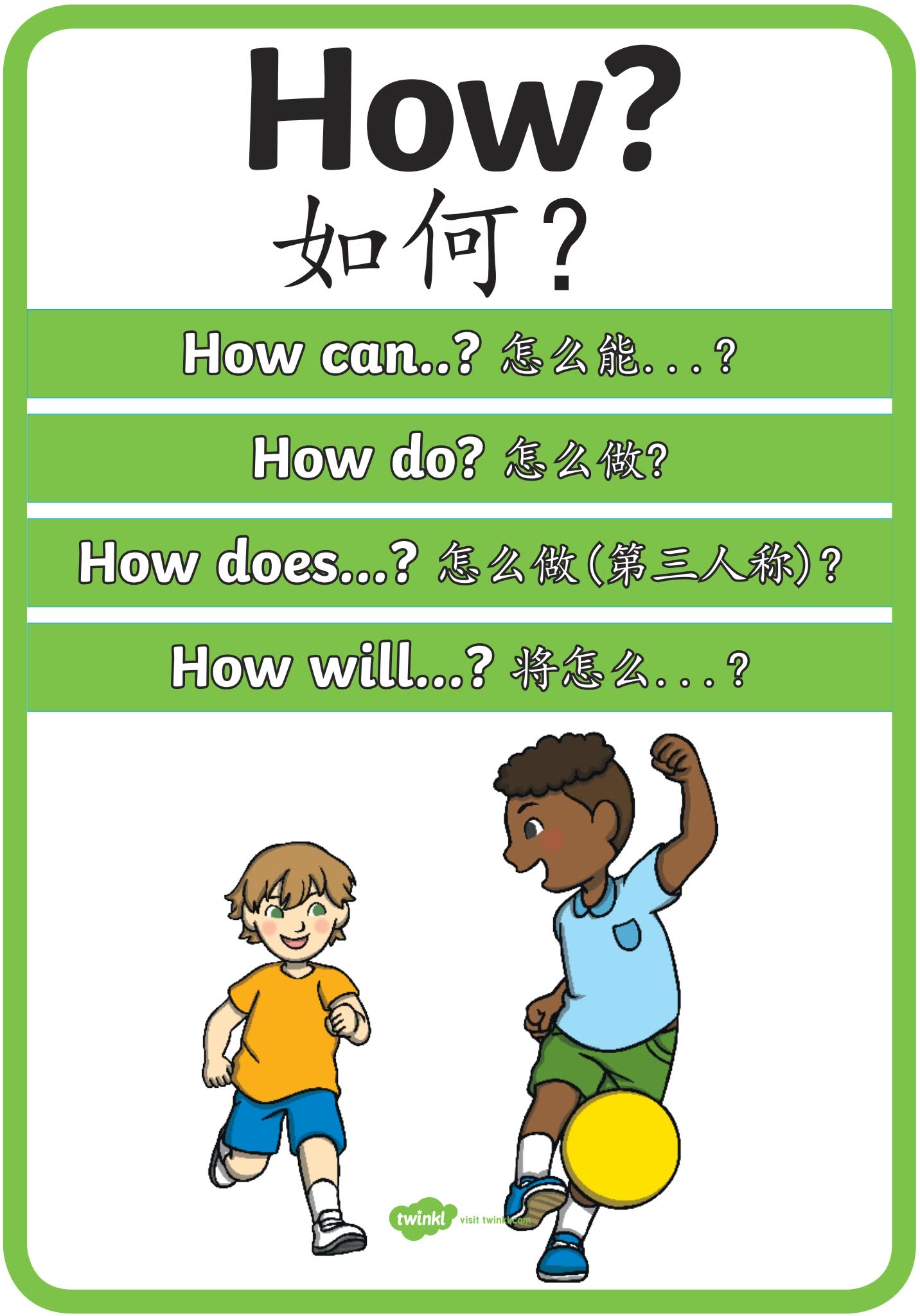 《常用英文问题闪卡11套》单词短语英语学习启蒙必备PDF