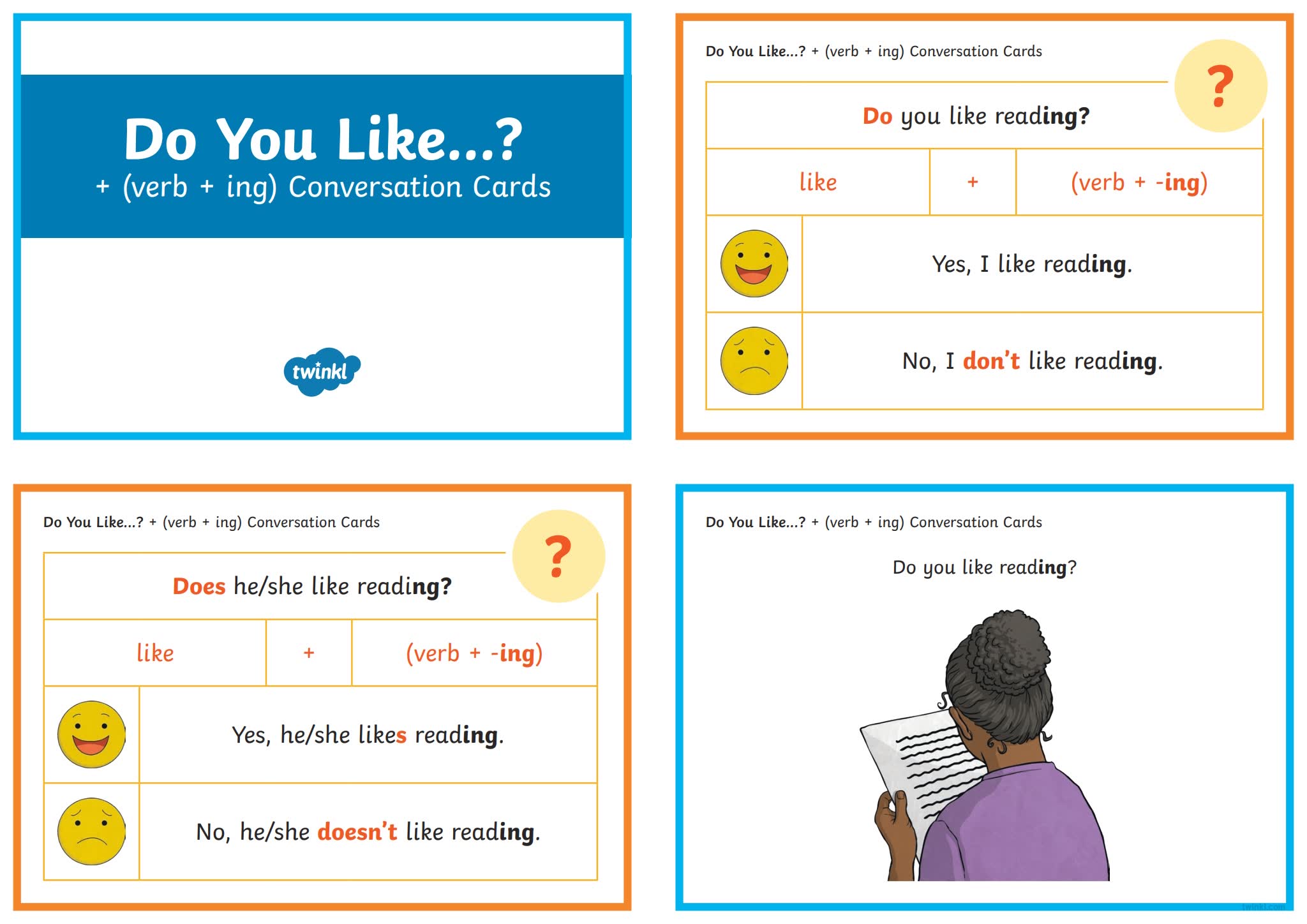 《常用英文问题闪卡11套》单词短语英语学习启蒙必备PDF