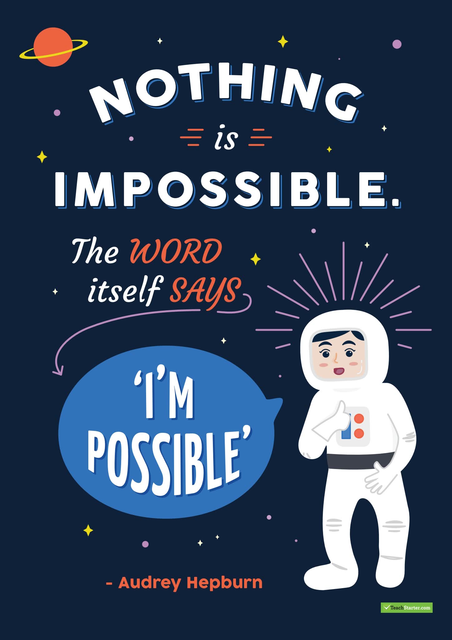 《激励鸡汤英文海报》3套美式英语教室环创素材PDF