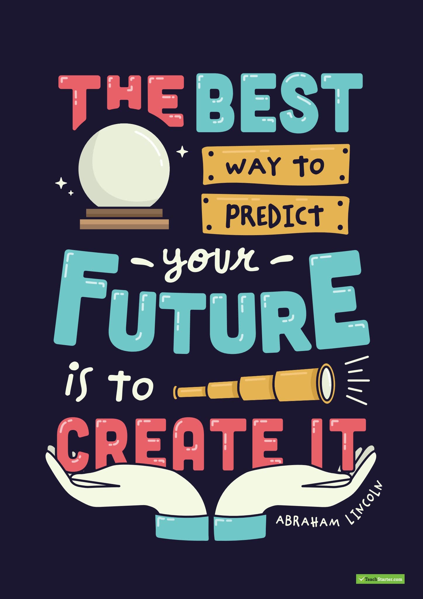 《激励鸡汤英文海报》3套美式英语教室环创素材PDF