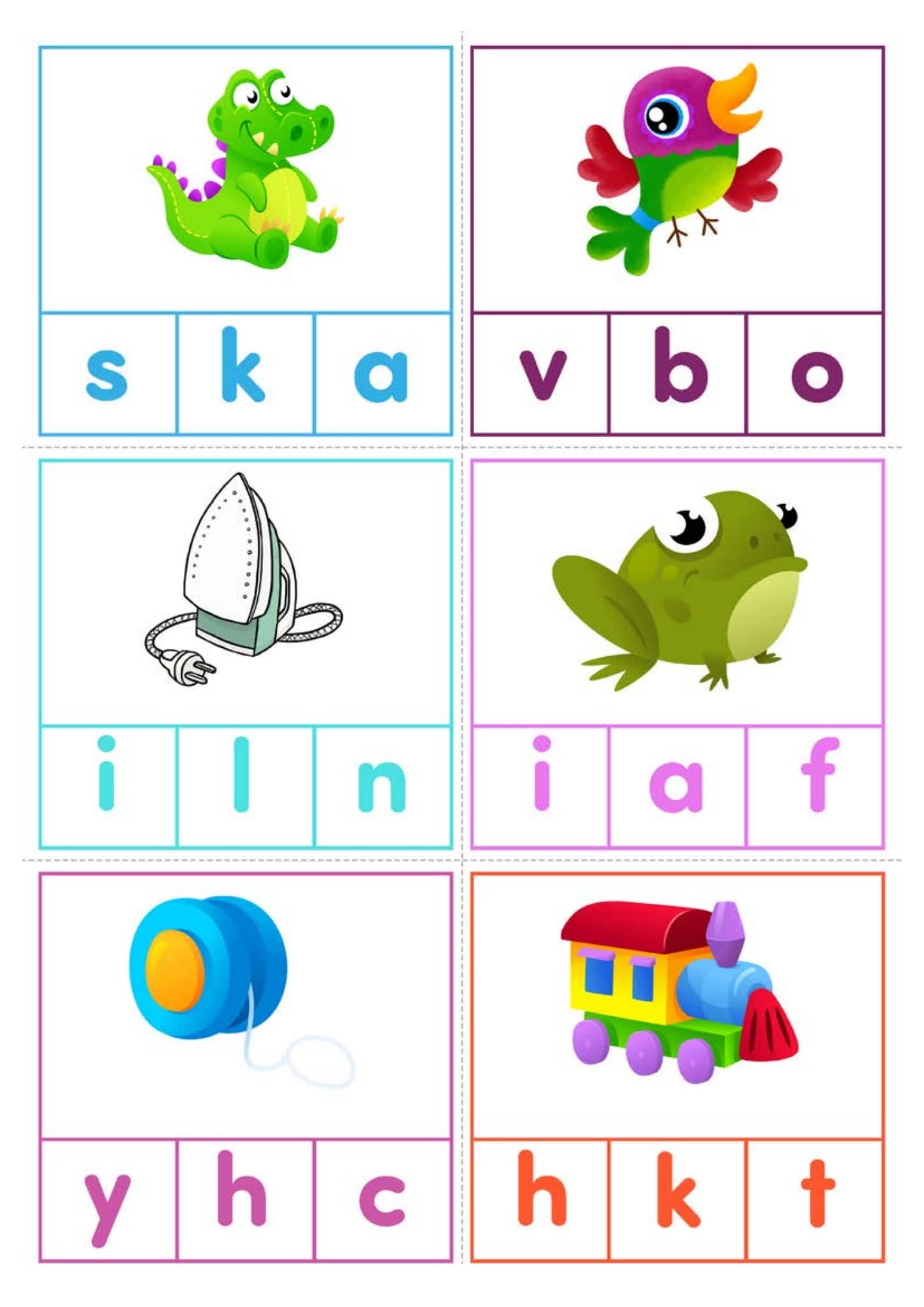 10套自然拼读Alphabet Phonics单词卡