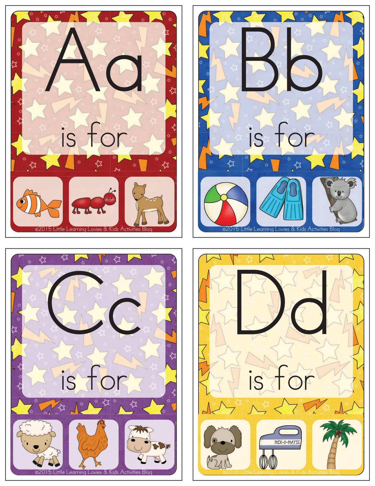 10套自然拼读Alphabet Phonics单词卡