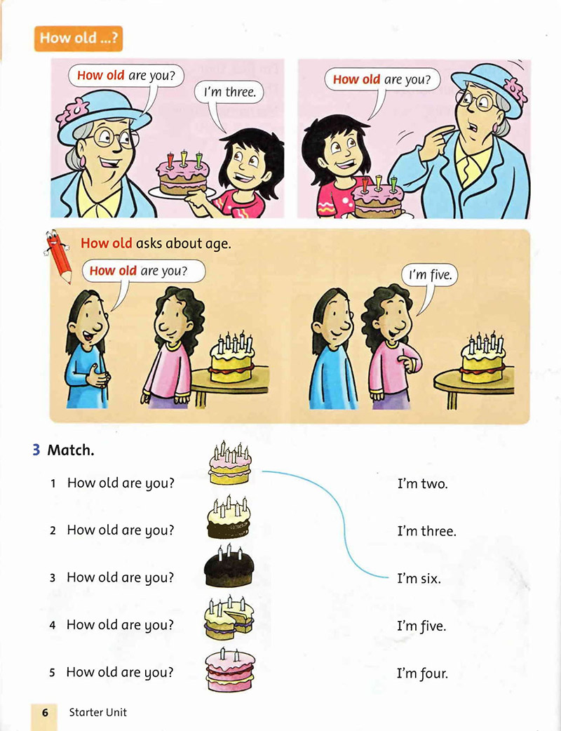 《牛津少儿语法朋友Grammar friends 1-6》语法教材PDF