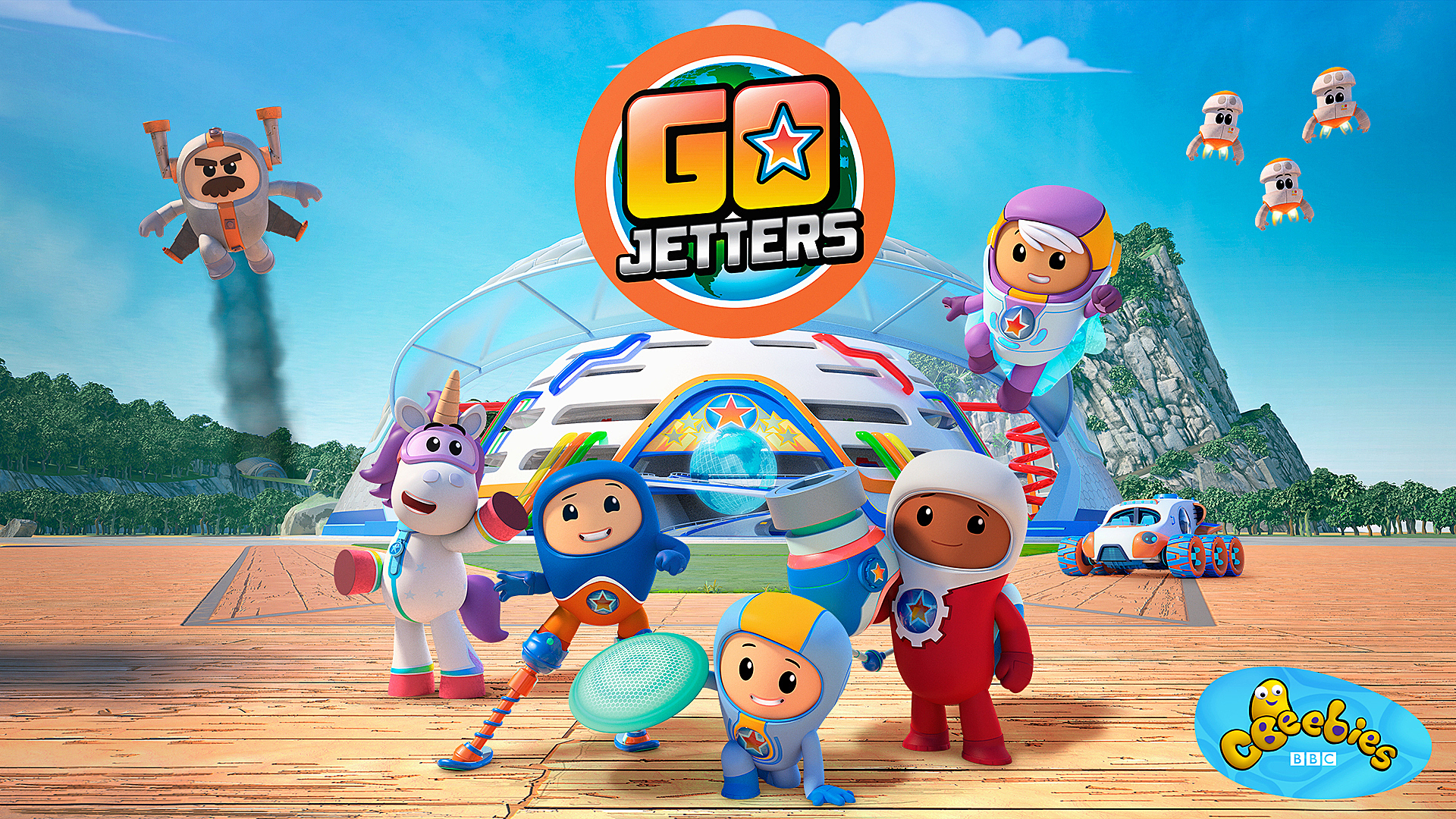 CBeebies地理题材动画:出发吧飞行小队 Go Jetters