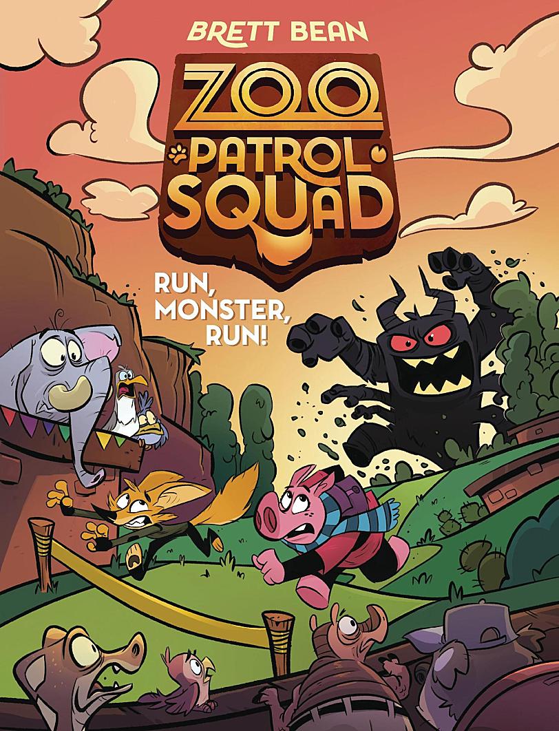 Zoo Patrol Squad Series 1-4册动物巡逻队系列儿童全彩英文漫画