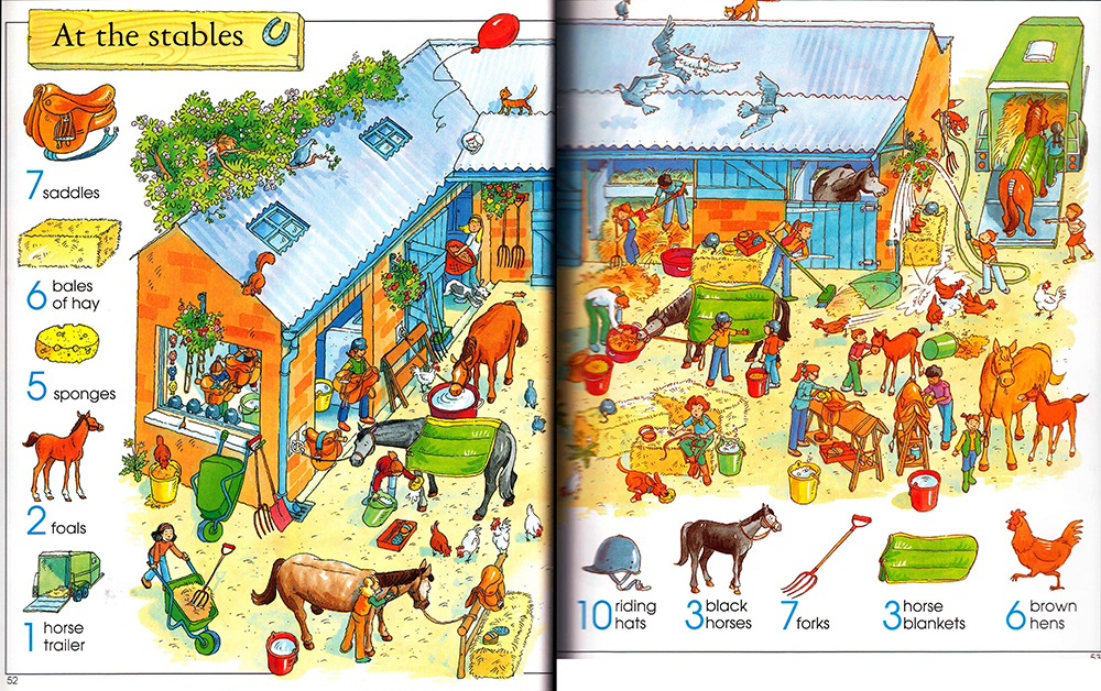 The Usborne Big Book of Things to Spot 趣味大发现绘本认知启蒙