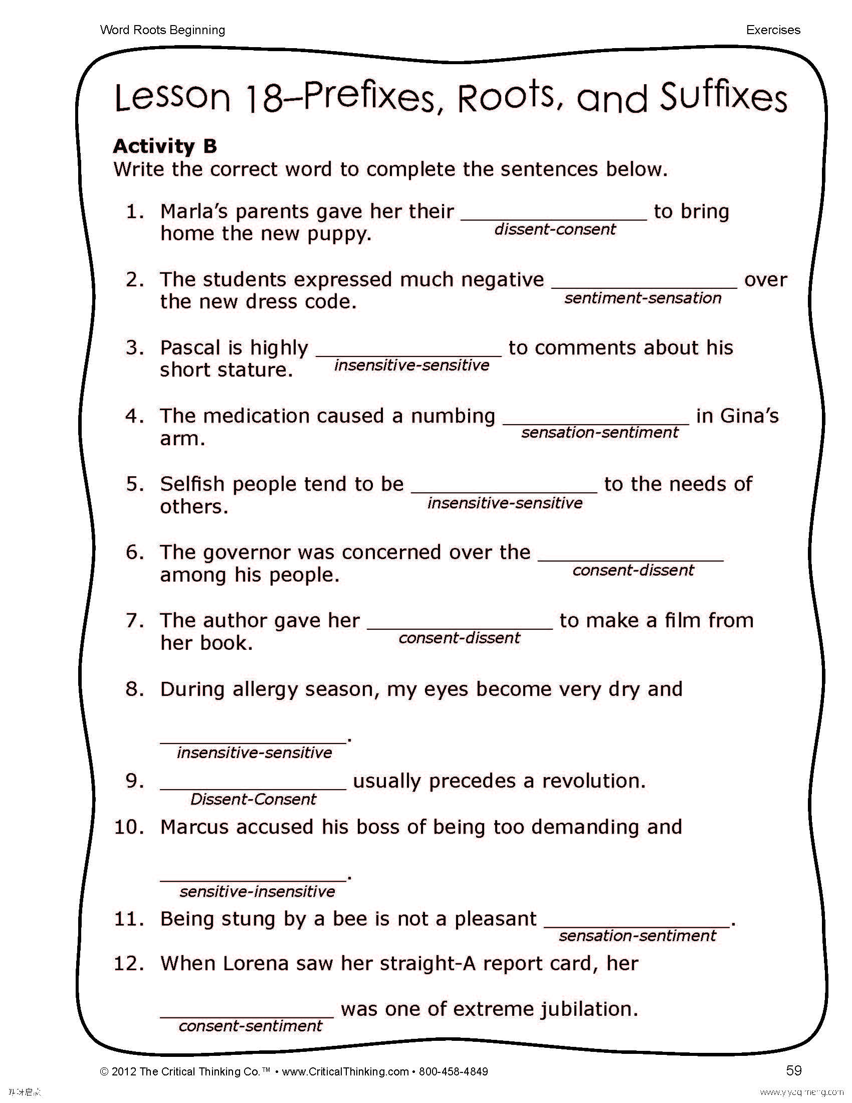 Word Roots 英文词根教材 电子版PDF 带练习册 百度云网盘下载 | 咿呀启蒙