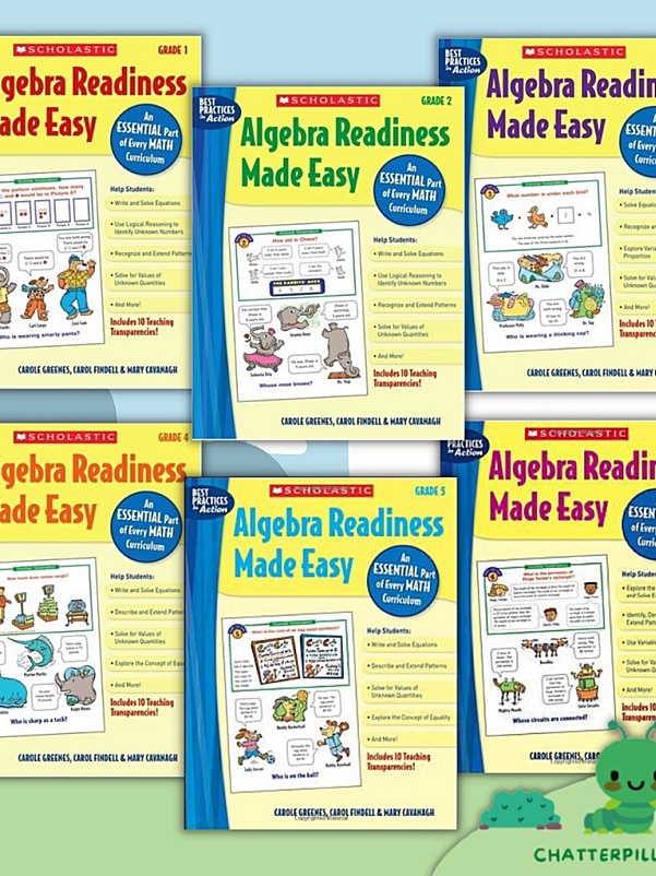 学乐代数练习册 Algebra readiness made easy