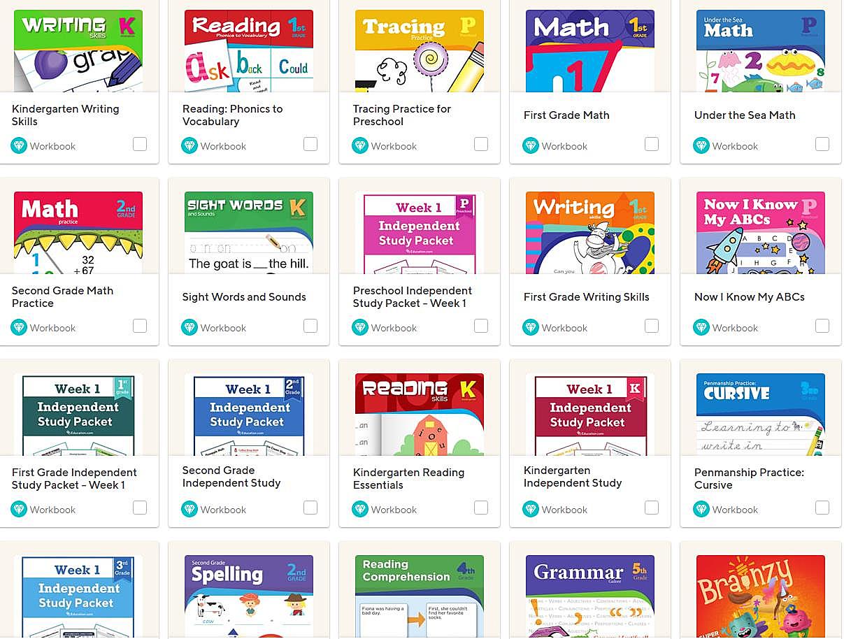 从幼儿园到小学Education workbook