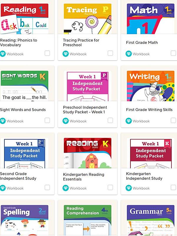 从幼儿园到小学Education workbook